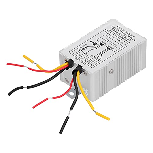 DC 24V to 12V Step Down Converter 5A 60W | Overload & Short Circuit Protection for Car/Boat/Solar Supply | Voltage Regulator for 12V Electronics, Metal Housing