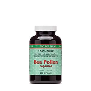 YS BEE FARMS Bee Pollen 550 MG, 200 CT