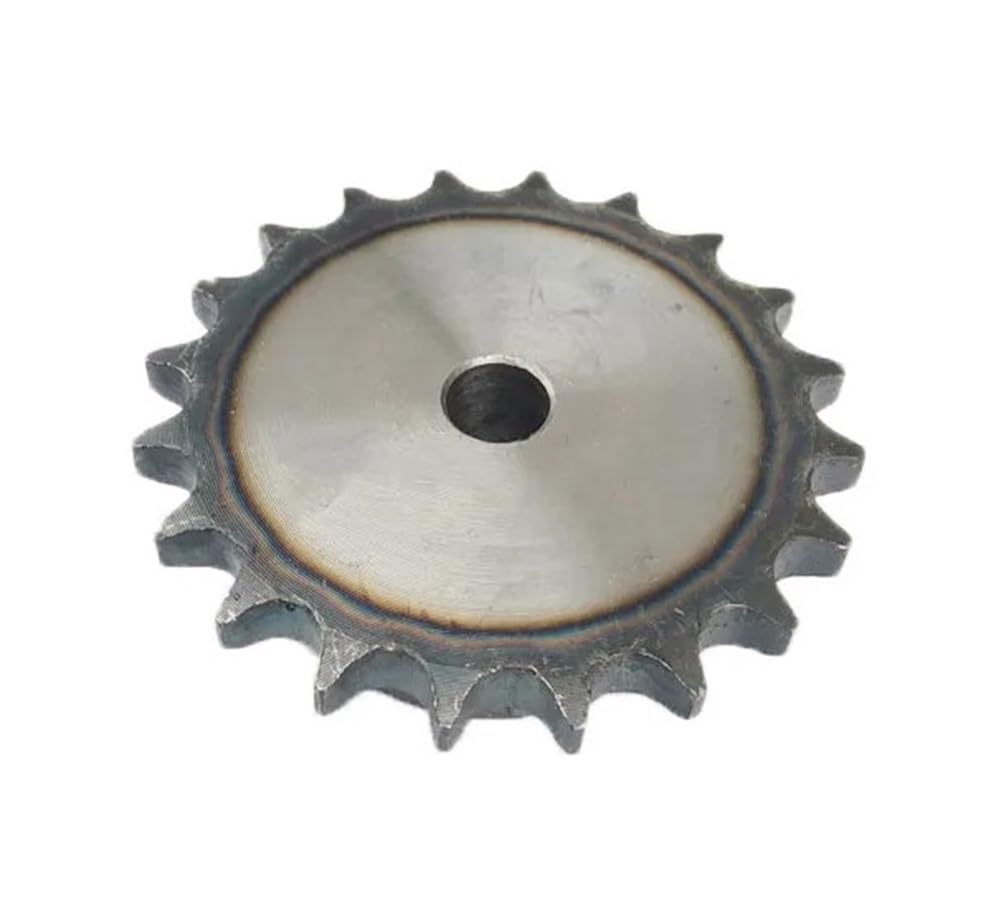 Zahnrollenkettenscheibe, Rollenkettenrad 06B Zahnrad 20-30 Zähne A3-Stahl Industrielle konvexe Zahnteilung 9,525 mm(24teeth)