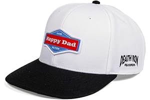 Happy Dad Embroidered Full Send White Hat