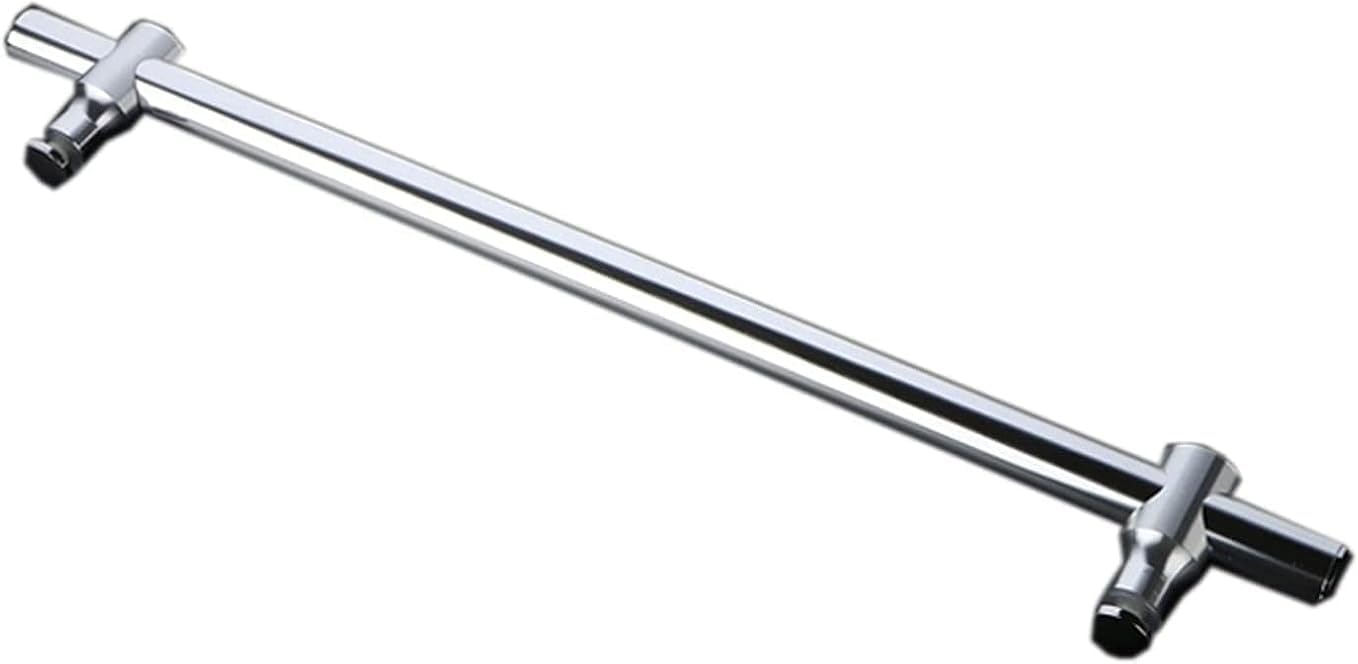 DFGHNBVC Shower Glass Door Handle Push Pull Hole Distance Adjustable Sliding Door Knobs Replacement Bathroom Grab Bar