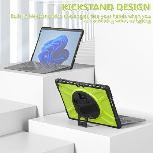 Housse tablette Microsoft Surface Pro 8 coque jaune robuste 13 pouces