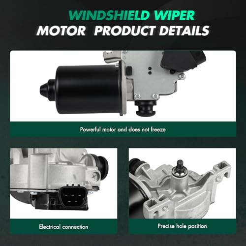 Image of SCITOO Windshield Wiper Motor Compatible for Chevrolet for Silverado 1500 | Direct fit for 2019-2022 For Chevrolet For Silverado 1500|Replaces OE 84339745;84497548|5 Pins|Fit for Front Wiper Motor