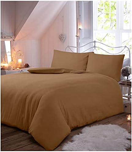 Brushed Cotton Fitted Sheets Double, Thermal & Warm Flannel Bed Sheet, Washable Bed Linen, Charcoal