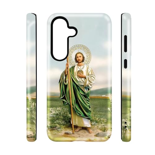 qizjio San Judas Phone Case Shockproof Protective Mexico Phone Cover for Samsung Galaxy S25