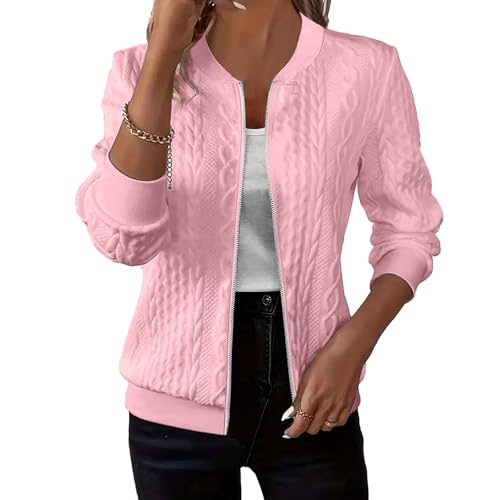 Veste légère à fermeture éclair femme contre le froid de l'automne au quotidien