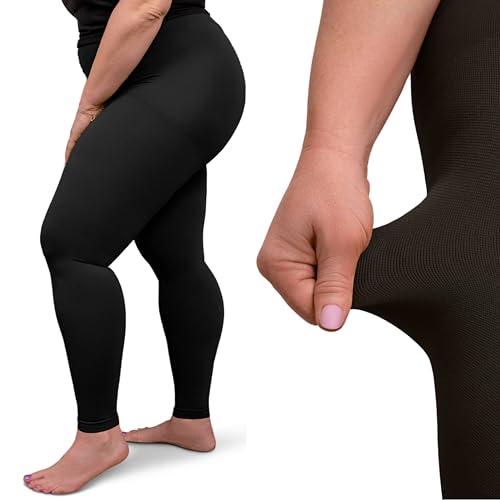 Image of ABSOLUTE SUPPORT Plus Size Compression Stockings for Women 20-30 mmHg, Improve Legs Circulation, Swelling & Pain, A717PS