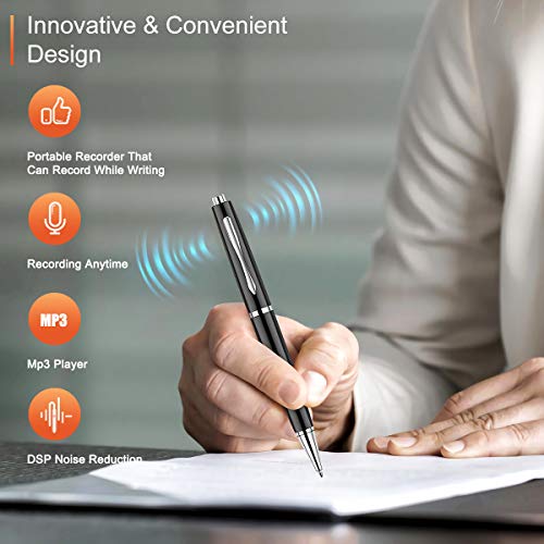 image for AKALULI 32GB Digital Voice Recorder - Voice Activated Recorder for Le