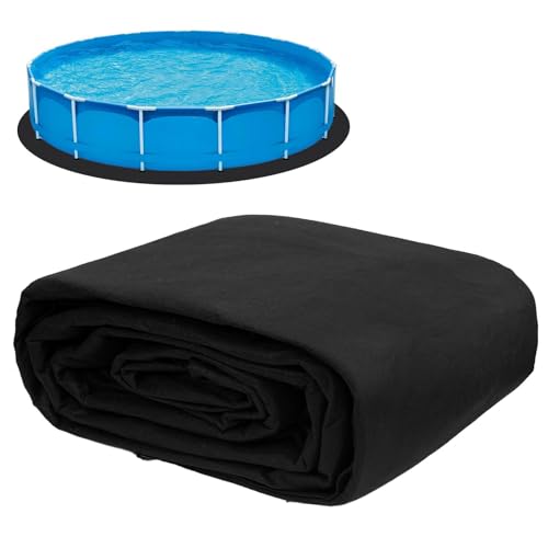 Gonioa 12 FT Pool Pad for Above Ground Pools Pool Liner Pad Under Pools Mat for Above Ground Swimming Pools or Hot Tub Mat Pool Ground Pad