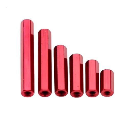 Flange nuts, hex nuts OZpJbvOibg A~jE M3 6mm-60mm }`J[ 10pbN(Red,M3x30H5mm)