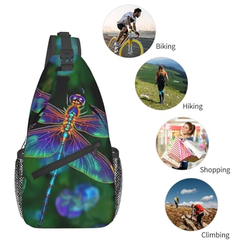 Bolso Dragonfly Crossbody Casual para Hombre y Mujer miniatura 6