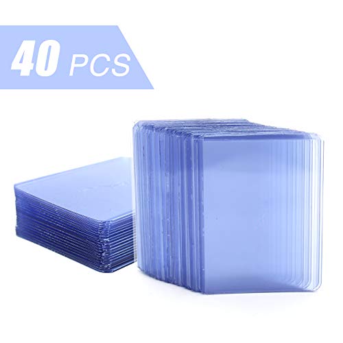 Trading Card Penny Sleeves,Clear Thick Plastic Trading Card Sleeves for Top Loaders,Baseball Card, Sports Cards, MTG…