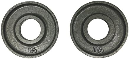 IVANKO (OM-1.25) Cast-Iron, Machined Olympic Plate Grey 1.25 lbs (PAIR)