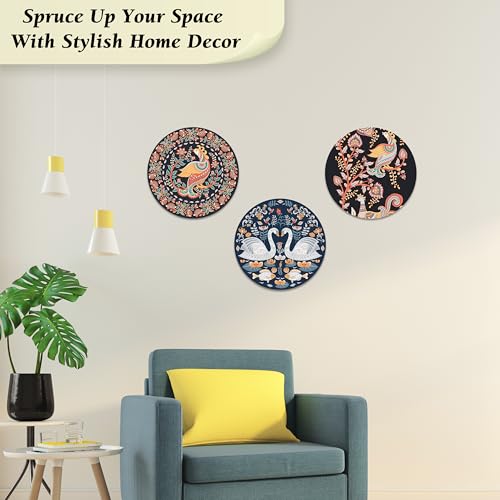 Image of Rousrie Home Decor Wall Hangings For Living Room | Wall Hanging Decorative Items | Decoration Items For Home | Waterproof Film (Color 8)