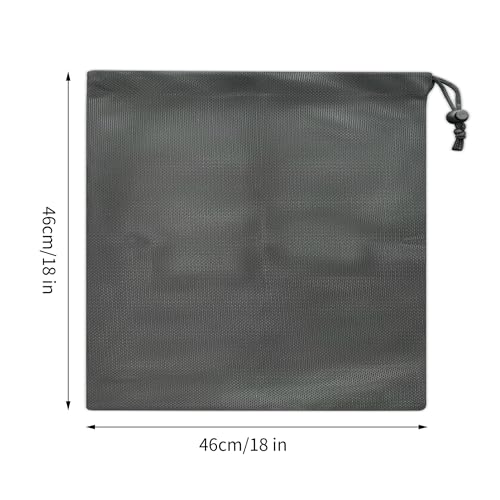 2 bolsas de filtro para bomba de malla de nylon negro miniatura 3
