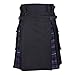 Falda Escocesa para Hombre Vintage Kilt Gothic Punk Fashion Kendo Pocket Faldas...