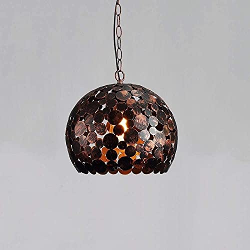 Lustre industriel vintage E27 abat-jour en fer pour remplacer un plafonnier classique