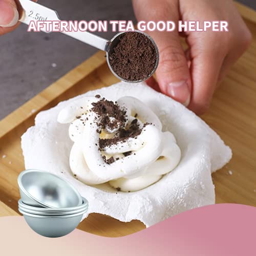 Ympeka Circle Cake Pan Sphere Half Ball Cake Pan,Set Of 3 Different Sizes Semicircle Mold Aluminum Hemisphere Chiffon Cake Pan Bikini Cake Dessert Pudding Baking Mold #TOP4