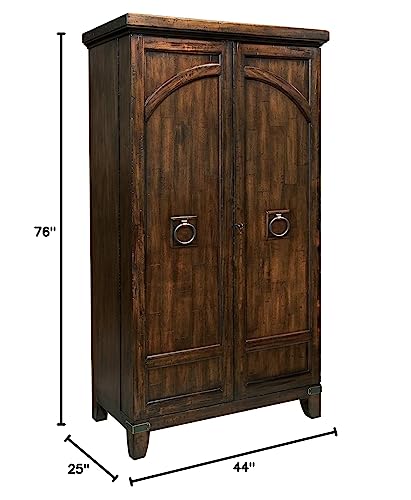 Howard Miller Morgan Wine & Bar Cabinet 547-307 – Wooden Home Storage Rack Furniture #TOP5