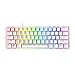 Price comparison product image Razer - Huntsman Mini 60% Gaming Keyboard: Fastest Keyboard Switches Ever - Linear Optical Switches - Chroma RGB Lighting - PBT Keycaps - Onboard Memory - Mercury White