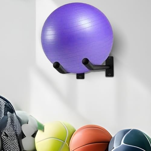 Support de ballon d'exercice pour mur de studio de yoga à domicile