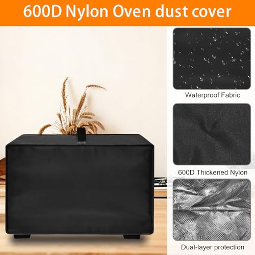 Image of Air Fryer Cover Dust Cover for Gourmia French Door Air Fryer Oven GTF3588S-XL 37 Qt Convection Toaster Oven,18.90 inch*16.14 inch*12.99 inch Heat-Resistant Waterproof Dust-proof Kitchen Appliance Covers