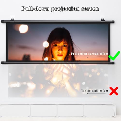 Pantalla Manual Retráctil de Proyección HD 60'' 16:9 miniatura 5