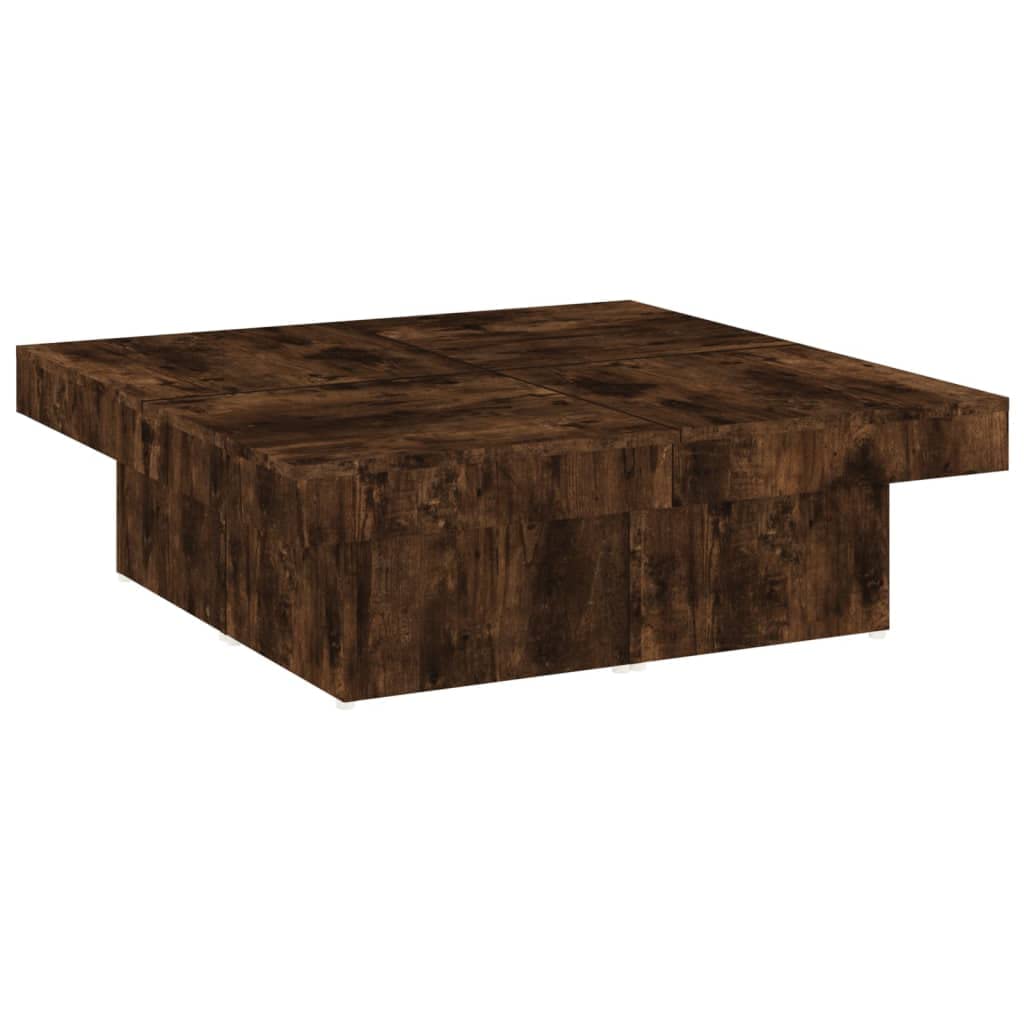 Homgoday Tavolino da salotto, moderno, per soggiorno, camera da letto, studio, incenso, 90 x 90 x 28 cm, in legno