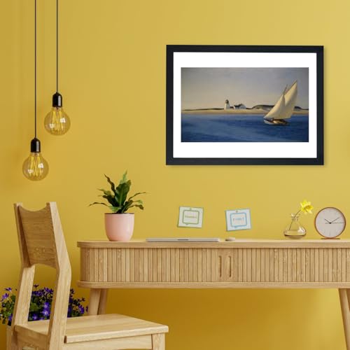 Edward Hopper poster encadré The Long Leg grand format impression premium