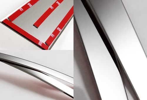 6 Pieces Stainless Steel Polish Mirror Chrome Door Pillar Post Trim Compatible with 2004-2010 Infiniti QX56 & Compatible with 2005-2015 Nissan Armada, 2005 2006 2007 2008 2009