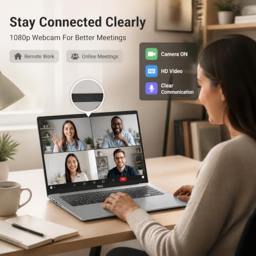 Image of Dell 16 DC16251 Touchscreen Laptop, Intel 10-Core Core 7 150U (Up to 5.4 GHz), 16 inch FHD+ IPS 300 Nits Display, 64 GB DDR5 RAM, 2 TB SSD, Copilot AI, Fingerprint, Backlit KB, Wi-Fi 6E, Windows 11 Pro