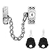 Tidorlou Door Chain Lock Stainless Steel Child Window Safety Security Chain Guard With Key
