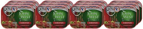 John West Boneless Sardines in Tomato Sauce - 12 Pack 95g - Image 4