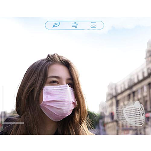 Almencla Suporte Interno de Suporte para Máscara Facial 1PC 3D Proteção para Batom Espaço Respiratór