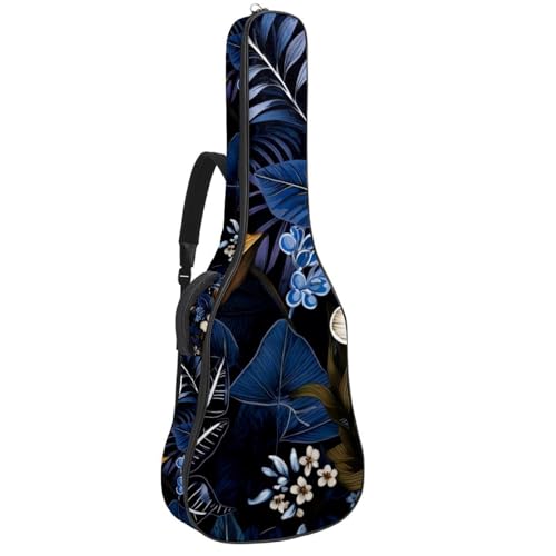 Sac pour guitare acoustique multicolore 108 cm avec doublure et poches de rangement