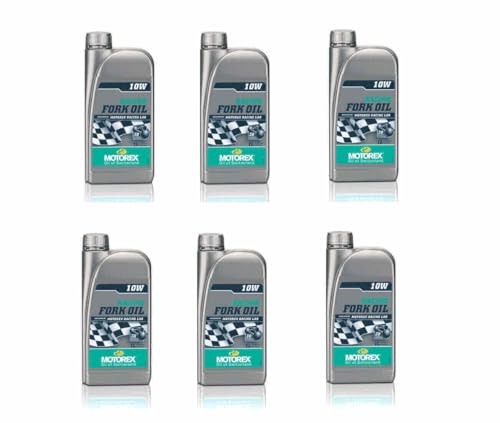 Compatible avec/Remplacement pour HUILE FOURCHE MOTOREX RACING FORK 10W / 6 LITRES / 3062659