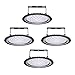 Produktbild Sararoom 4 Pack 200W UFO LED Hallenleuchte 16000LM LED Industrielampe Kaltweiß 6500K LED Hallenstrahler mit Abstrahlwinkel 120° Industrial Kronleuchter Werkstattlampe für Fabriken Keller Garage Hof