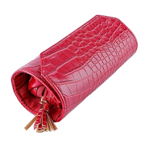 Organizador de joyas bolsa de viaje pequeña estuche pendientes collares anillos