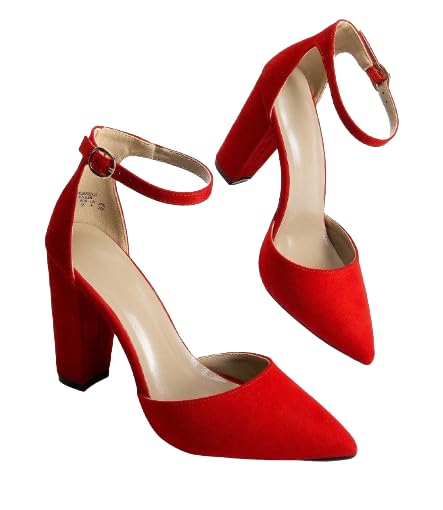 UUNDA Fashion Premium Comfortable, Stylish Casual Block Heel Bellies for Women | Heel Sandals for Women | Office Wear Casual Footwear Pumps Heels for Office for Everyday Wear NV4-BL008NV4-BL010-picture-33