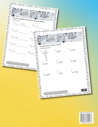 MathFlare - Math Workbook 3rd and 4th Grade: Math Workbook Grade 3-4: Addition, Subtraction, Multipl