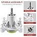 3-Pack 604214 Spindle Assembly Fit for Hustler 36'' 42'' 52'' Lawn Mower Deck, Spindle Rebuild Kit for Hustler Raptor Limited 931741 931881 931899 931998US 932004US, Spindle Height-6
