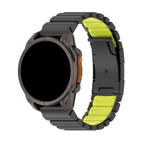 Bracelet titane Garmin Fenix 8 47mm 51mm montre 7 7X 6X Pro MARQ 22mm 26mm