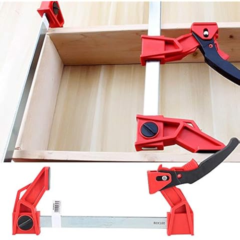 Heavy Duty F Clamps, 300mm Bar Clamps Set, Multifunction Quick-Release Duty Ratchet F Clamp Woodworking Fixing Clips Carpenter Cover