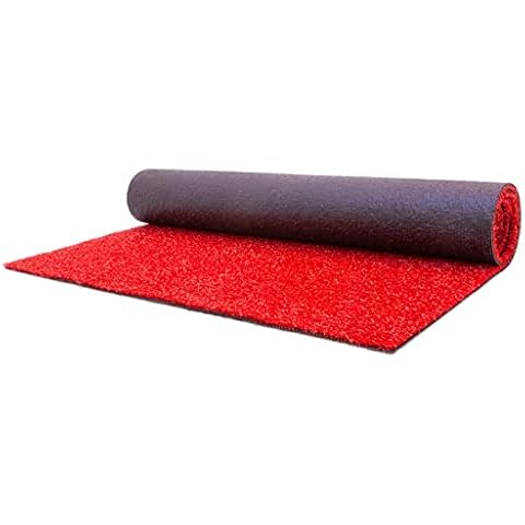 Roter Outdoor Eventläufer VIP Teppich - 1,00m x 2,00m, Robuster und Strapazierfähiger Empfangsteppich, Gangläufer, Robuster Eventteppich für Innen & Außen Cover