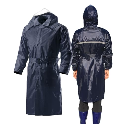 TK-RainWear R5002 High Visibility RainCoat Rain Gear for Men Waterproof Lightweight Reflective Rain Wear for Men Women