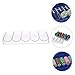 Toyvian 1Pc Capacity Poker Chips Container Transparent Storage Case for Chips Organizer with Five for Easy Classification for Game