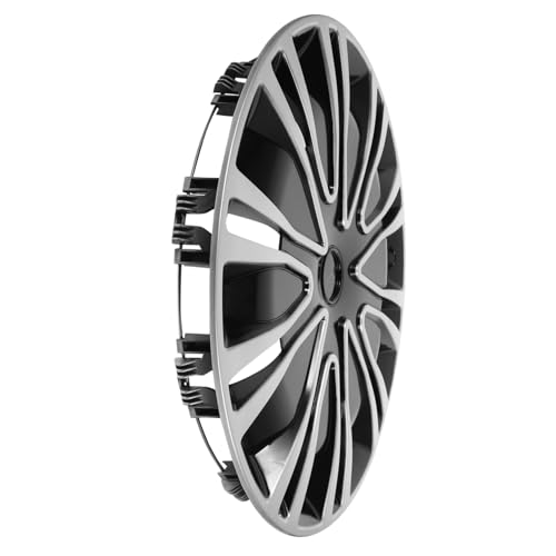 Cache-moyeu 15 pouces noir plastique PP pour roue voiture