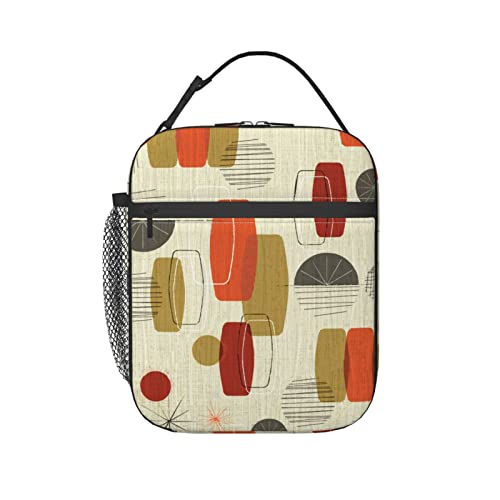 Retro Textured Weave Vintage Shapes Mid Century Modern Atomic �����`�o�b�O �ۗ�o�b�O ���ٓ� �ۉ� �����`�g�[�g �q���p ���ٓ��� �����Y ���f�B�[�X �G�R�o�b�O �ʋ� �ʊw �s�N�j�b�N ����