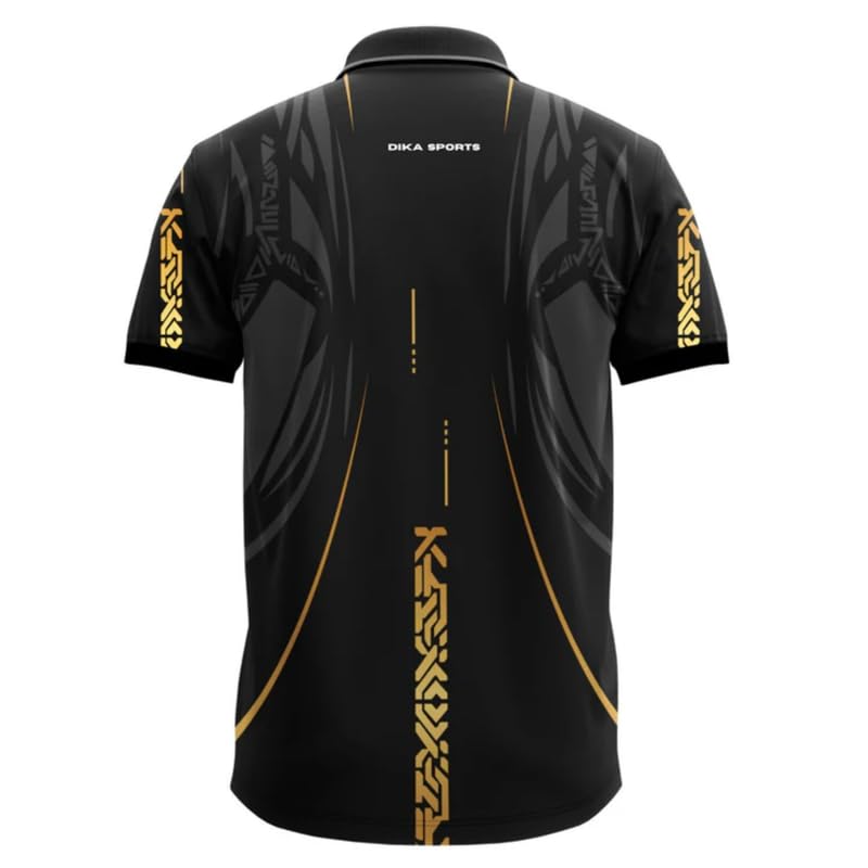 Dika Sports Cricket Jersey Gold - Image 4