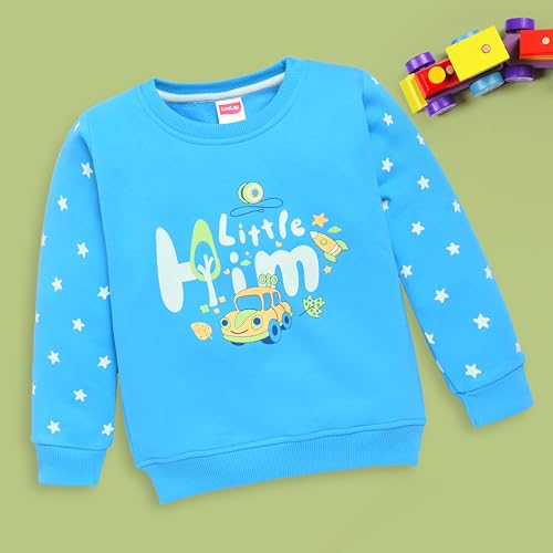 Image of LuvLap Baby Boys Full Sleeve Sweatshirt & Pyjama Set Pack of 1